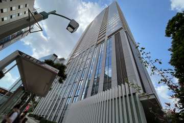 パークタワー目黒の外観（北西側から）