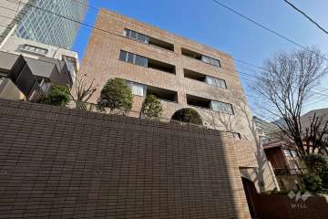 ハイコート目黒花房山の外観（南西側から）
