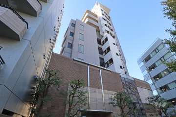 朝日サテライト目黒台の外観(南東側から)