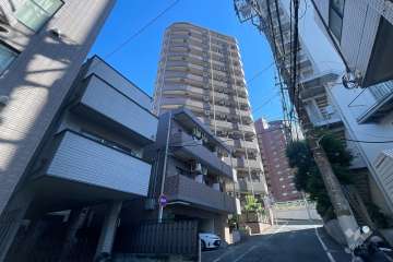 菱和パレス高輪台の外観(西側から)