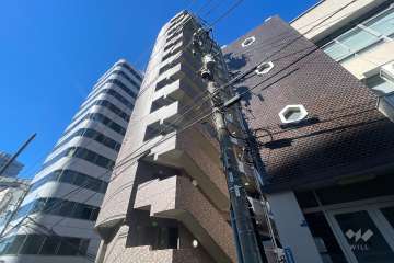 菱和パレス高輪台の外観(東側から)