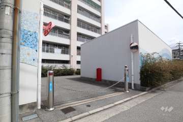 駐車場の出入口