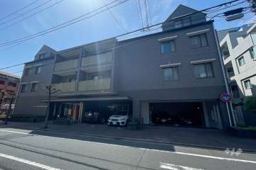 アールヴェール中延の外観（北西側から）　