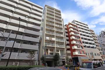 グランドメゾン武蔵小山の外観(南西側から)