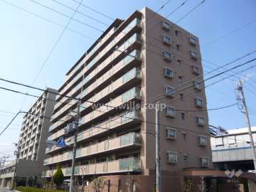 ハイム武庫川東リヴィエールの外観（南東側から）