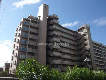 ハイム武庫川東リヴィエールの外観（北側から）