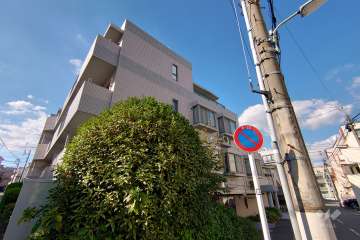 パークノヴァ目黒不動前の外観（南東側から）(2)