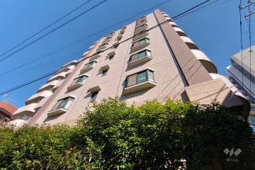 ライオンズヴィアーレ荏原中延の外観（南西側から