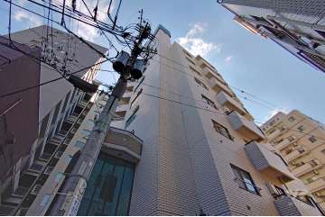 ライオンズマンション武蔵小山の外観（北側から