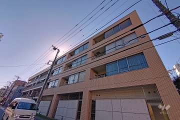 グランドメゾン不動前の外観（北西側から）