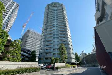 ドレッセ目黒インプレスタワーの外観（北東側から）　