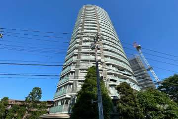 ドレッセ目黒インプレスタワーの外観（北西側から） 
