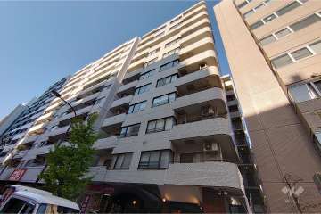 セブンスターマンション島津山の外観（南東側から）