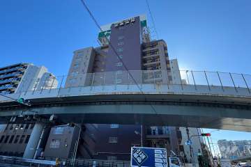 ニックハイム大森海岸の外観（北西側から）