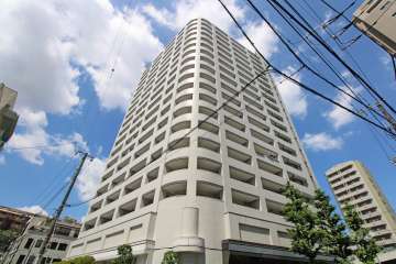 ライオンズタワー五反田の外観（東側から）