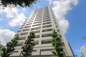 ライオンズタワー五反田の外観（北側から）