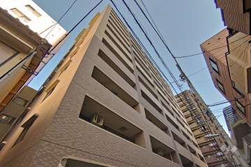 ライオンズプラザ五反田の外観（南西側から）