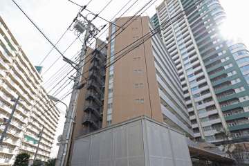 ラフィネ大崎の外観(北西側から)