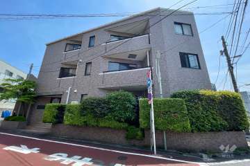 レックス大森山王の外観(南西側から)　