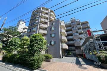 朝日マンション御殿山の外観（北西側から）