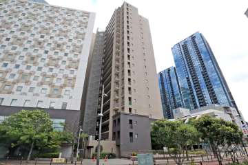 ウエストレジデンス大崎の外観(北西側から)