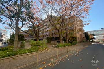 シャールレーク大井桜通りの外観（北西側から）