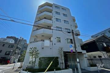 パークハウス大森リルウイングの外観(北東側から）