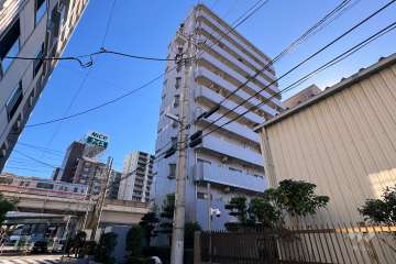 メイツ品川南の外観（北西側から）