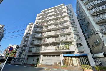 ライオンズマンション大森第5の外観（西側から）