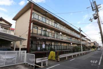 Aハイツ立花の外観(南西側から)