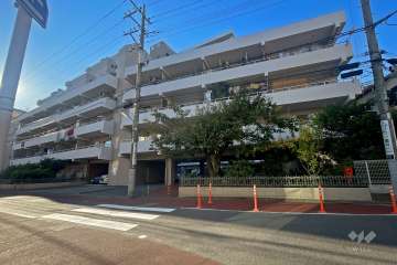 大森永谷マンションの外観（東側から）
