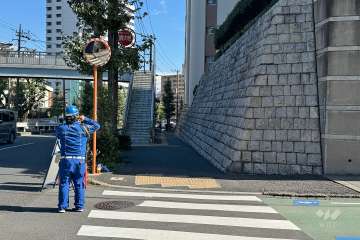 敷地の北側前面道路