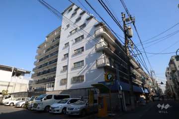 秀和旗の台レジデンスの外観(南西側から)