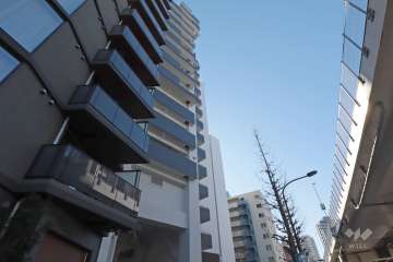 新池田山マンションの外観(北西側から)