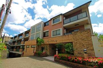 池田山第一マンションズの外観（北西側から）