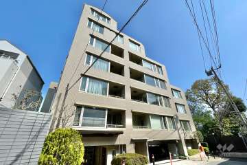 東急ドエルアルス白金長者丸の外観（南西側から）