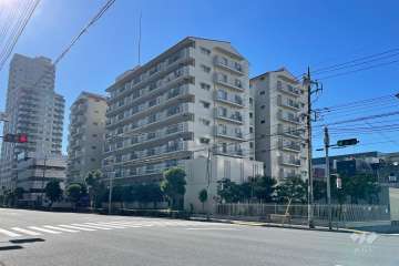 シャルマン東品川の外観（北東側から）