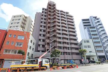 ナイスアーバン北品川の外観(北側から)