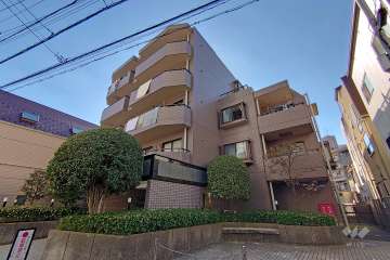 バームハイツ武蔵小山弐番館の外観（北東側から）