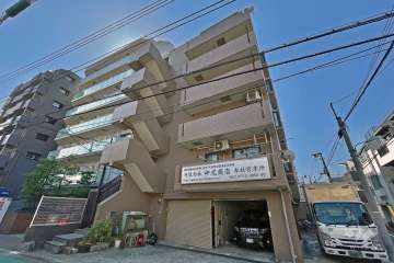 マイキャッスル大井町２の外観（北側から）