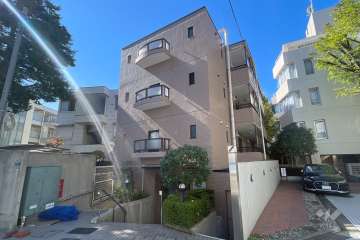 マイキャッスル高輪台の外観（北西側から）