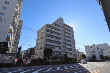 ミサワホームズ東大井の外観（北西側から）