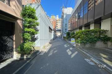 敷地南側の全面道路