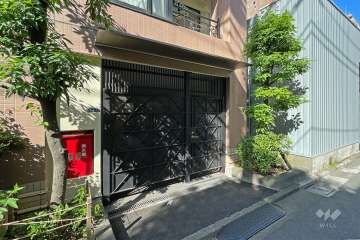 駐輪場の出入り口