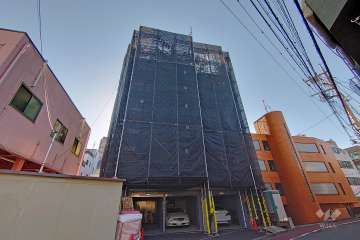 セザール第二戸越銀座（品川区）の外観（北東側から）※2024年12月現在、大規模修繕工事中