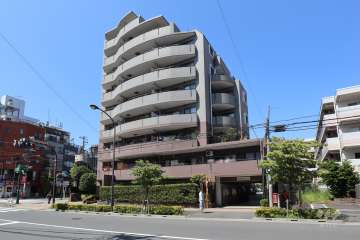 コンフォール南品川の外観(北東側から)