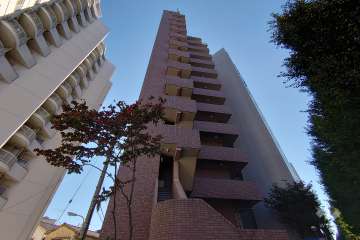 菱和パレス五反田西の外観（北側から）