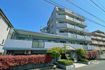 セザールパークサイド南大井の外観（北西側から）