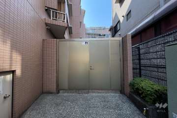 駐輪場の出入り口