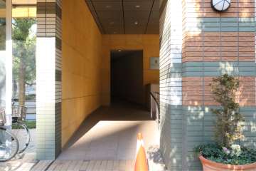 駐輪場の出入り口